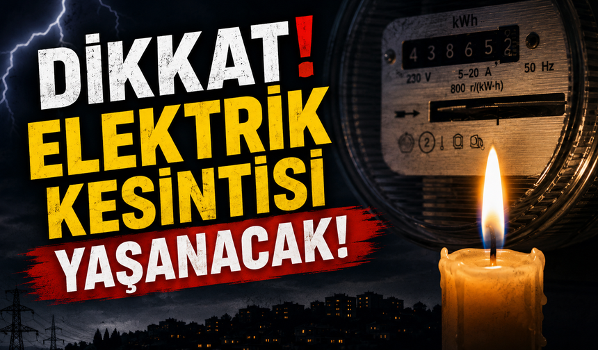 Elektrik Alarmı! Artvin’de Çok Sayıda Yer İçin Uyarı Geldi