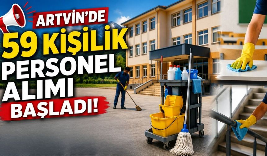 59 Kişilik Personel Alımı Başladı