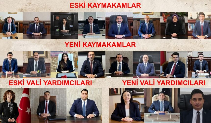 Artvin ve İlçelerinde Büyük Görev Değişimi