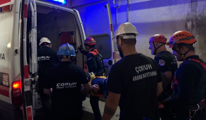Artvin Barajı’nda Nefes Kesen Kurtarma Tatbikatı