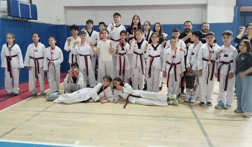 Artvin’de Taekwondo Heyecanı Sona Erdi: Şampiyonlar Belli Oldu