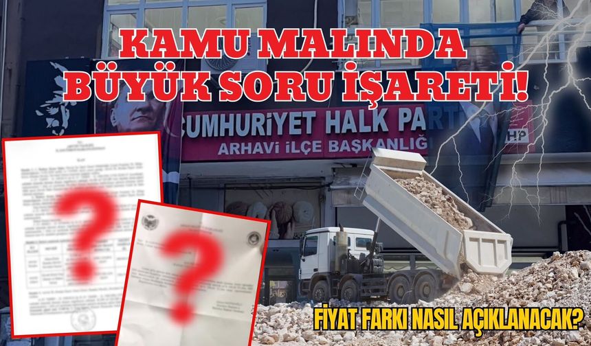 CHP Arhavi’den gündem yaratan açıklama