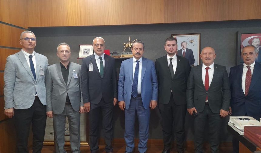 AK Parti Artvin İl Başkanlığından Milletvekili Çelik’e Ziyaret