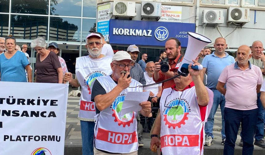 Hopa'da Emeklilerden Ortak Çağrı