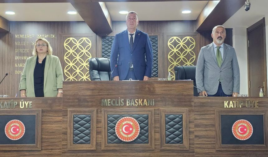 Artvin İl Genel Meclisi Temmuz Ayı Toplantısı Gerçekleştirildi