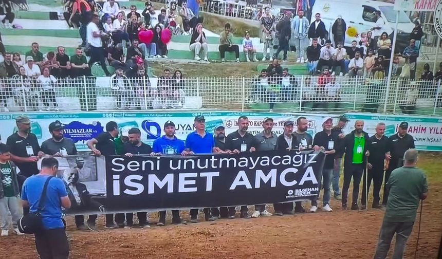 Kafkasör Arenası’nda Duygusal Anlar: “Seni Unutmayacağız İsmet Amca”