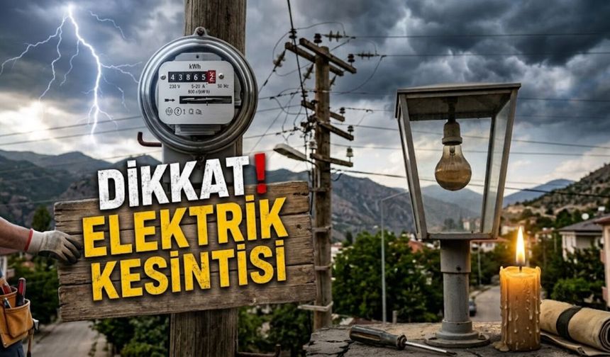 Artvin’de Bu Mahallelerde 7 Saat Elektrik Olmayacak