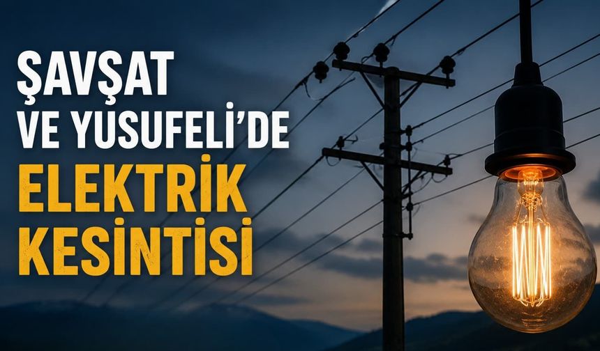 Şavşat ve Yusufeli'nde Bazı Bölgeler Enerjisiz Kalacak