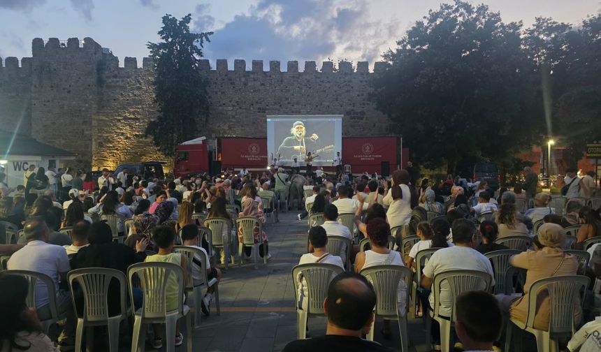 Sinop'ta 'Gezen Sinema' etkinliği düzenlendi