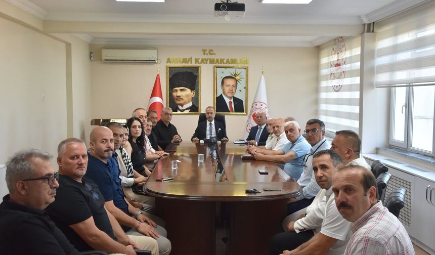 Arhavi’de Eğitim Çalışmaları Ele Alındı