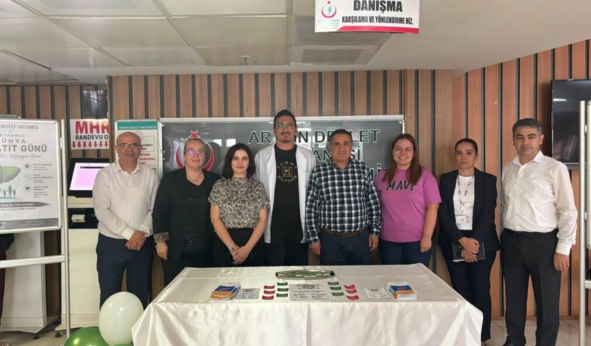 Hepatite Dikkat Çekmek İçin Farkındalık Standı Açıldı