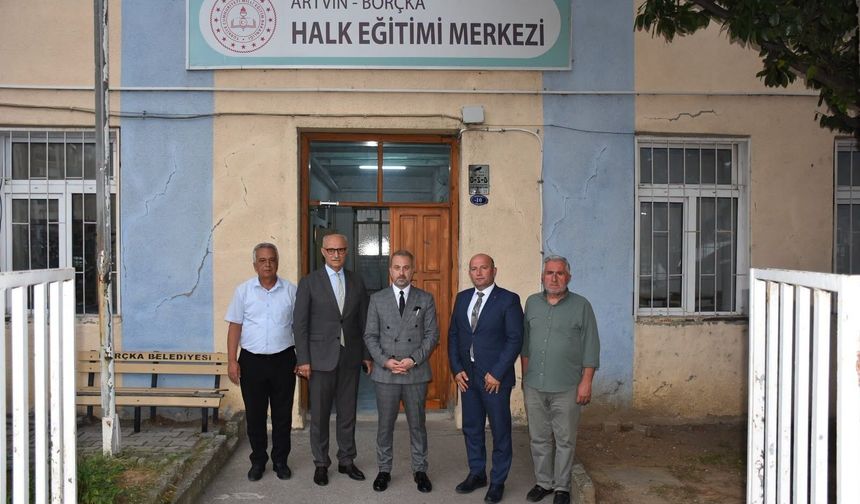 Borçka Halk Eğitimi Merkezinde Çalışmalar Değerlendirildi