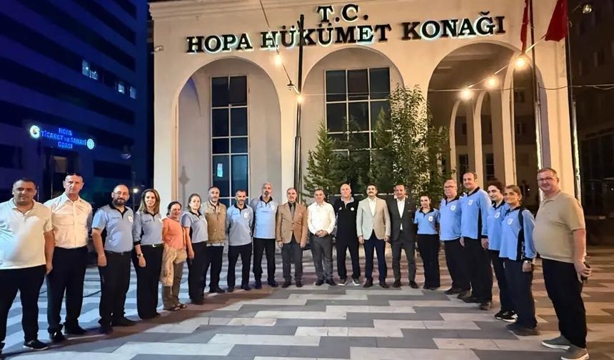 Hopa’da Hakemlerle Şampiyona Buluşması