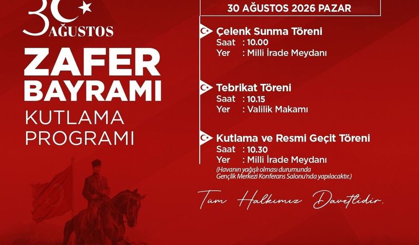 Zafer Bayramı’nın 104. Yılı Artvin’de Kutlanacak
