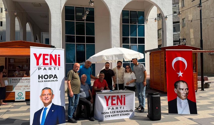 Yeni Parti Hopa’da Firesiz Yenilendi