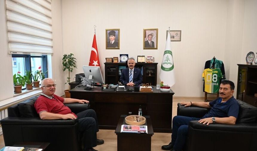 AÇÜ Rektör Yardımcısı Sözbilir’e Ziyaret