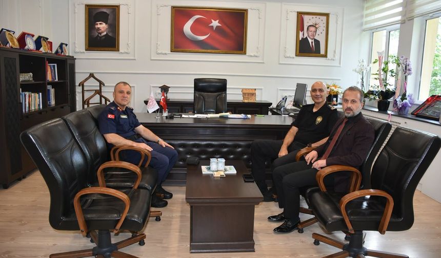 Emniyet ve Jandarmadan Şahin’e Ziyaret