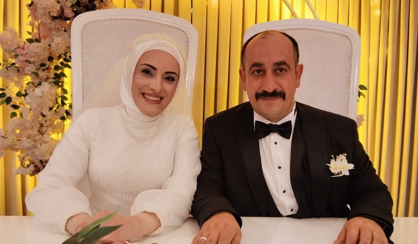 Ahsen Kara ve Salih Pala Çifti Dünyaevine Girdi