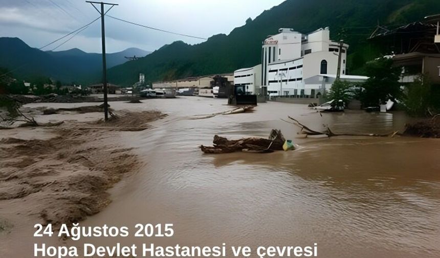 “En Riskli Alan Hopa Devlet Hastanesi’nin bulunduğu bölge”
