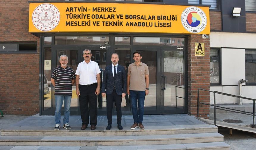 Şahin, Mesleki Eğitimi Yerinde İnceledi