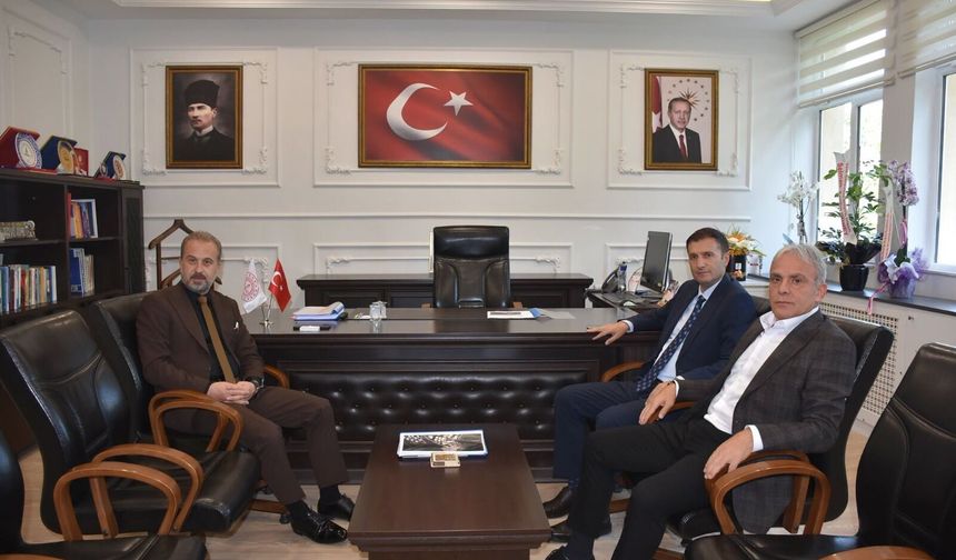 İl Protokolünden Şahin’e Ziyaret