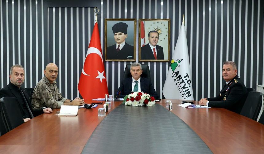 Artvin’de Okullarda Güvenlik İçin Düğmeye Basıldı