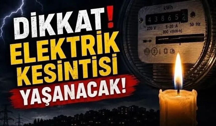 Artvin’de 5 İlçede Elektrik Kesintisi