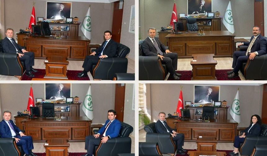DSİ 26. Bölge Müdürü Sinan Yıldız’a Ziyaret