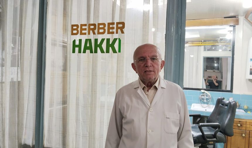 İlkokuldan Berber Koltuğuna Uzanan 65 Yıllık Hikâye