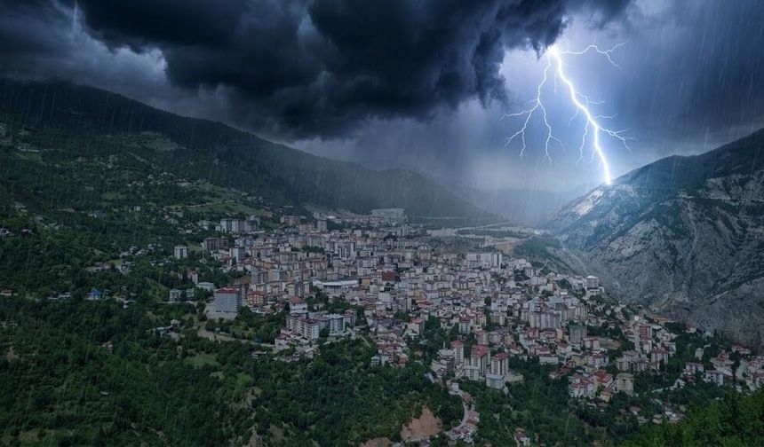 Artvin için Yağış Alarmı