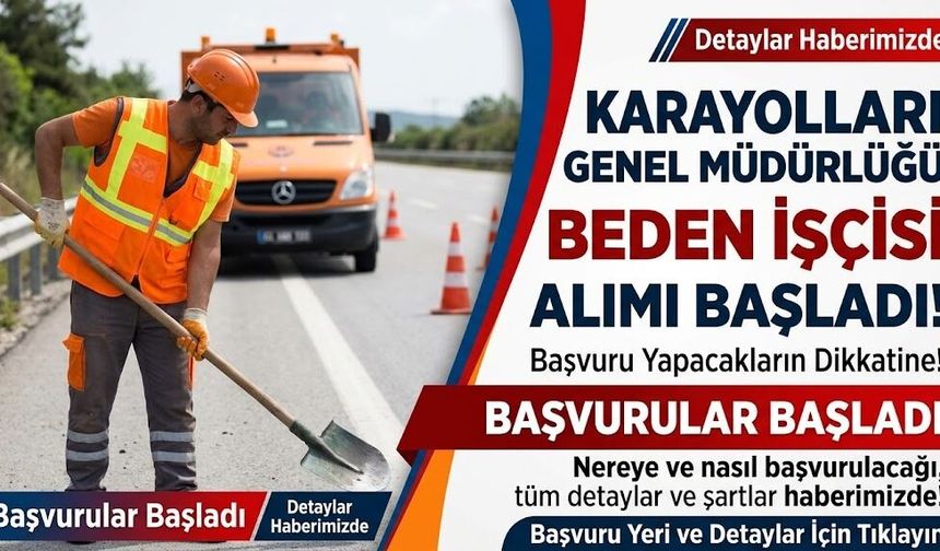 İşçi Alımı İçin Başvurular Başladı