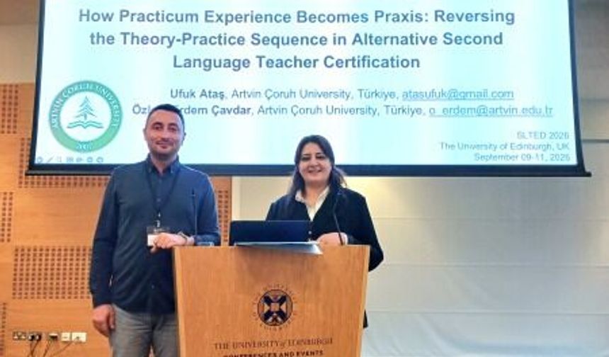AÇÜ Akademisyenleri Edinburgh’da Araştırmalarını Sundu
