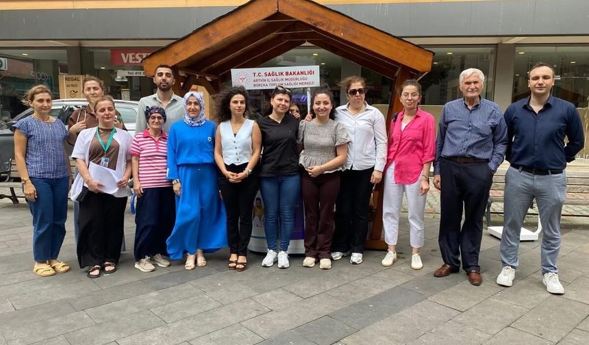 Borçka’da Halk Sağlığı Haftası etkinliği