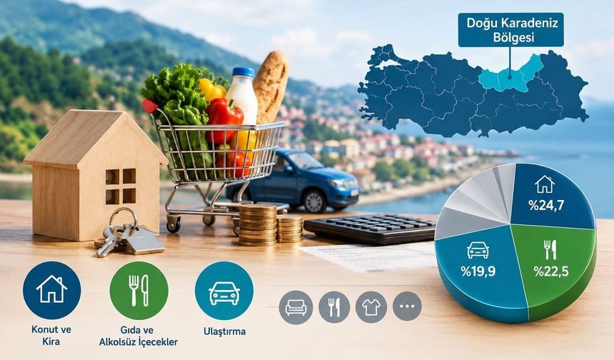 Doğu Karadeniz’de Hanehalkı En Çok Neye Harcıyor?