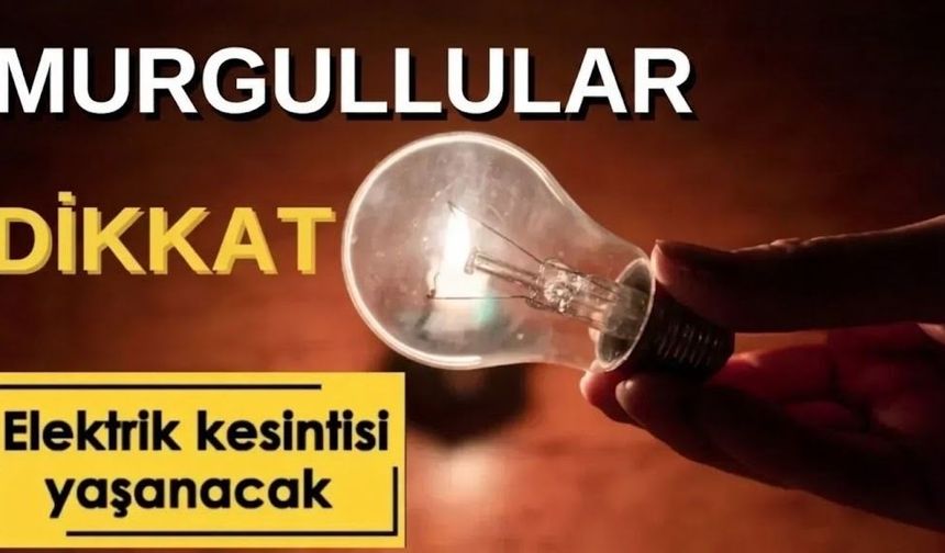 MURGUL’DA ELEKTRİK KESİNTİSİ