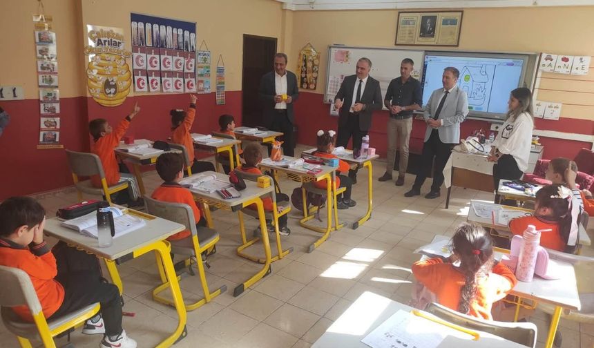 İlçe Millî Eğitimden Okul Ziyareti