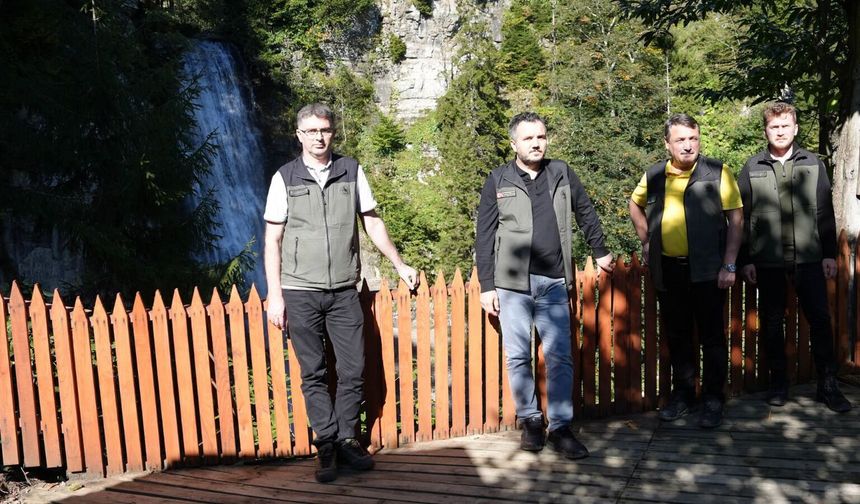 Maral Şelalesi Orman Parkı’nda Düzenleme Çalışmaları Devam Ediyor