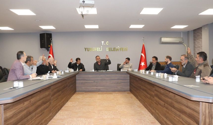 Yusufeli Meclisi’nde Ekim Gündemi Görüşüldü