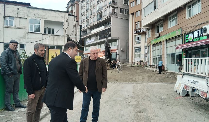 İnönü Caddesi’nde Beklenen Çalışma Başladı