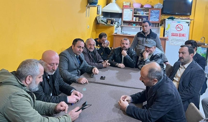 Balta Yusufeli esnafı ile görüştü