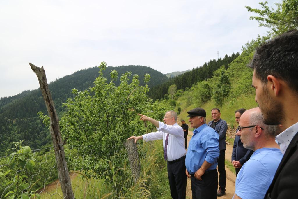 Artvin Valisi Doruk'tan köy ziyareti (3)