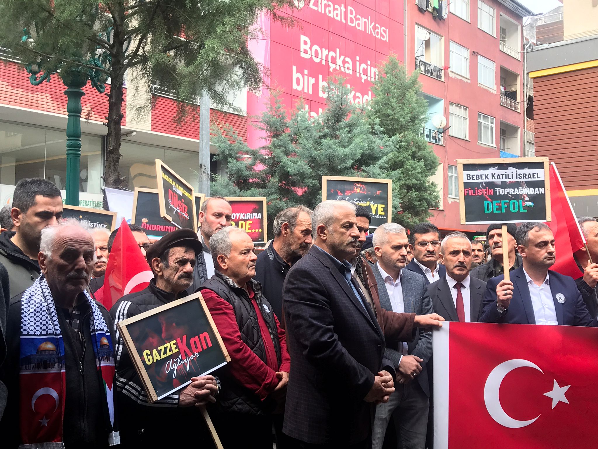 Diyanet- Sen İsrail’in Gazze Saldırılarını Protesto Etti (3)