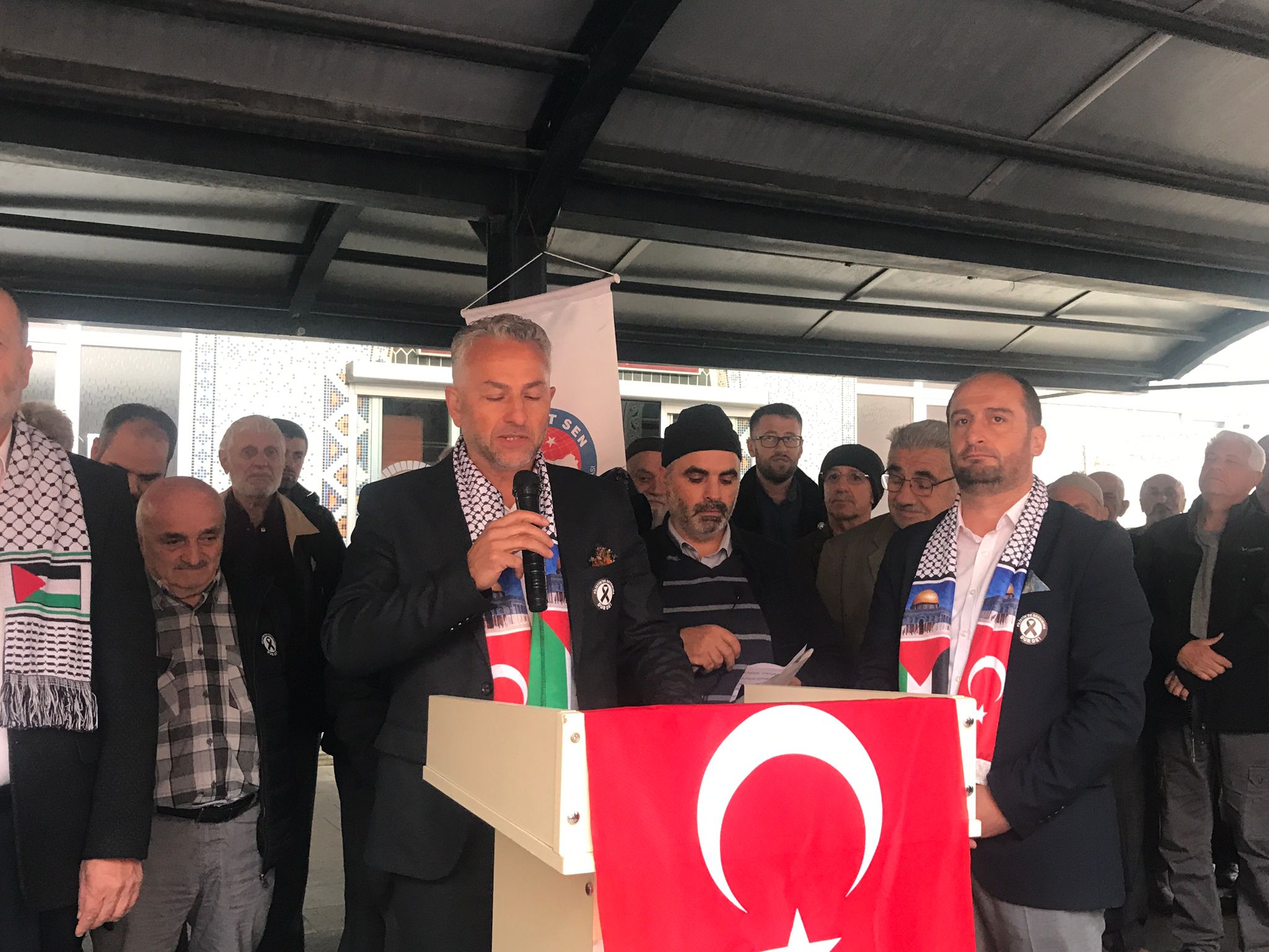 Diyanet- Sen İsrail’in Gazze Saldırılarını Protesto Etti (4)