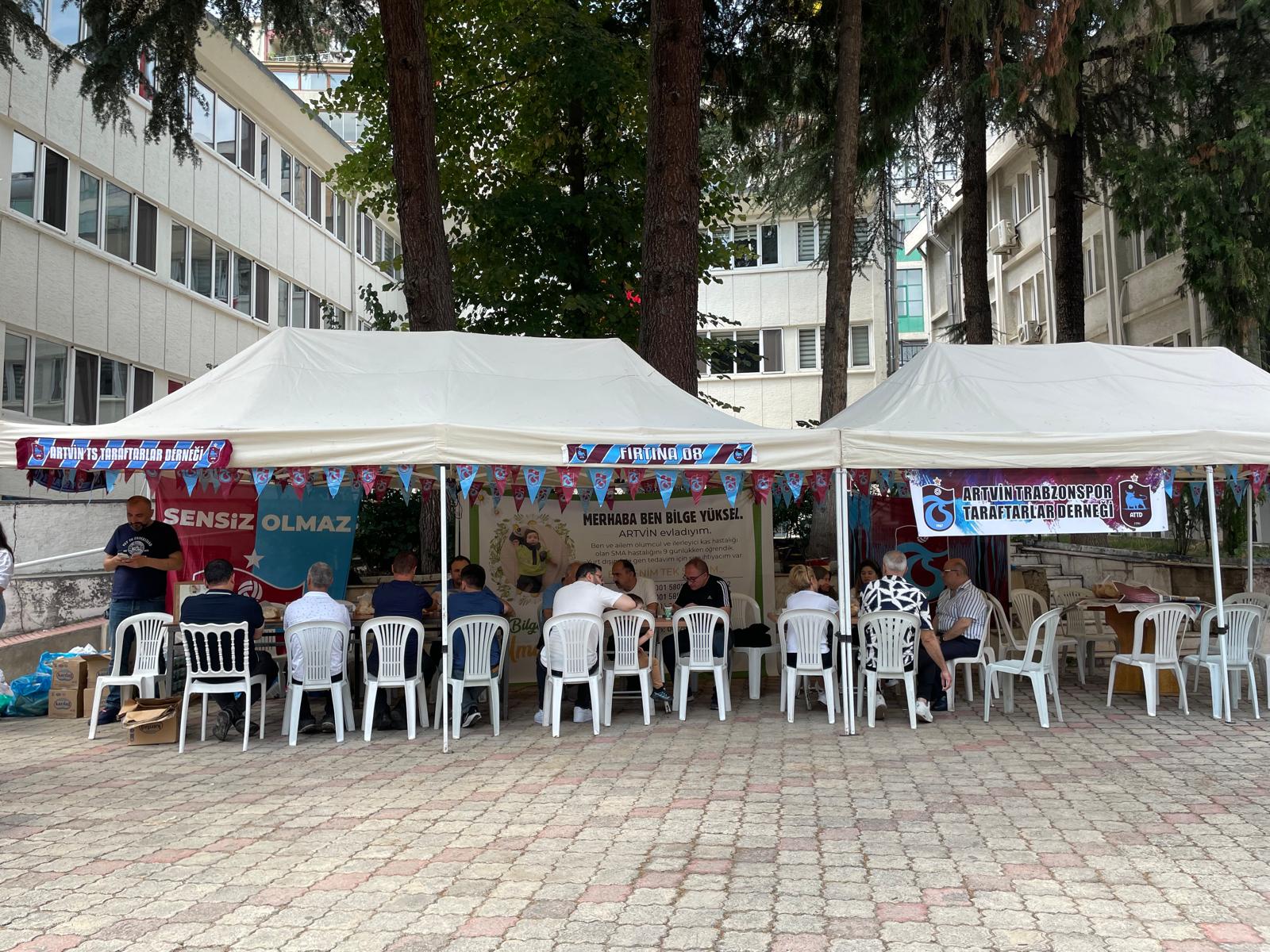 Trabzonsporlulardan Bilge Bebek İçin Kermes