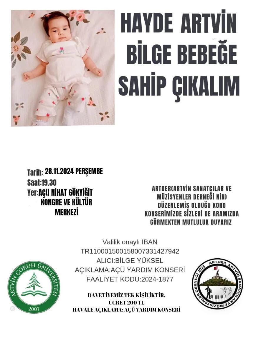 Bilge Bebek İçin Şarkılar Söylenecek