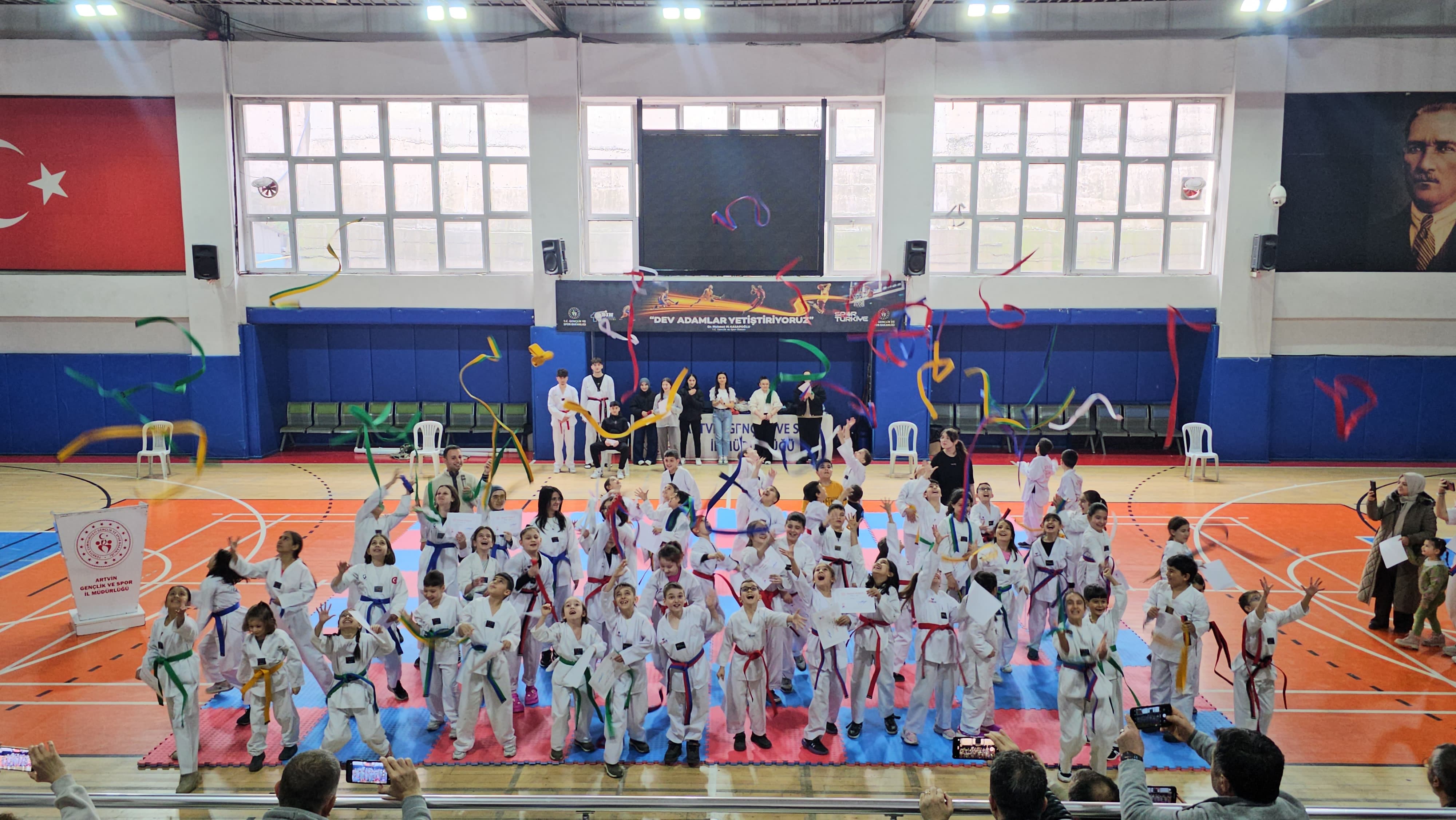 Taekwondo Kuşak Terfi Sınavı Yapıldı -2