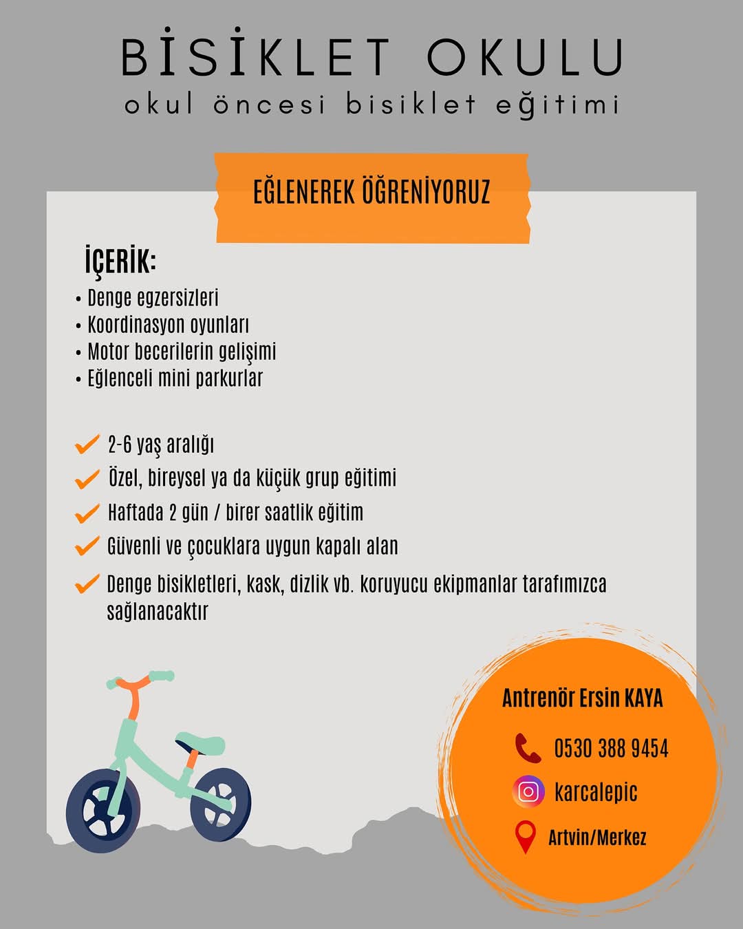 Minikler Pedal Çevirmeye Hazırlanıyor-2