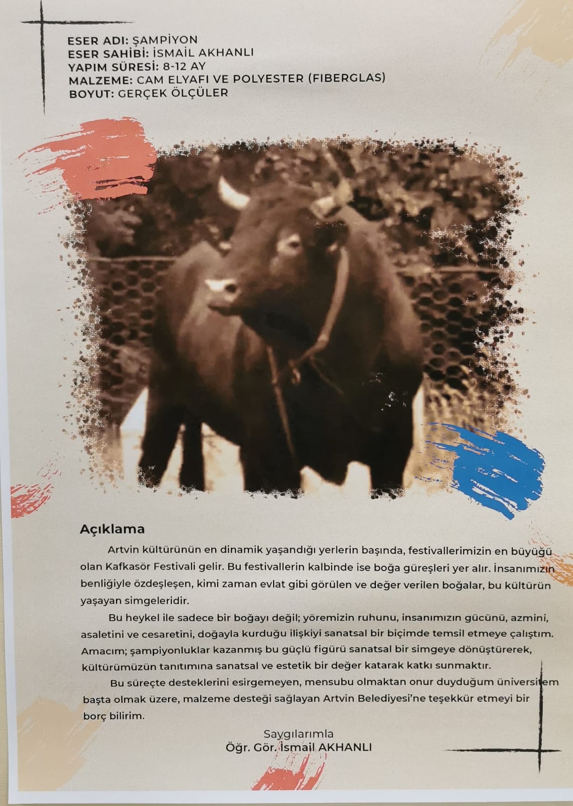 “Şampiyon” Heykeli Büyük İlgi Gördü