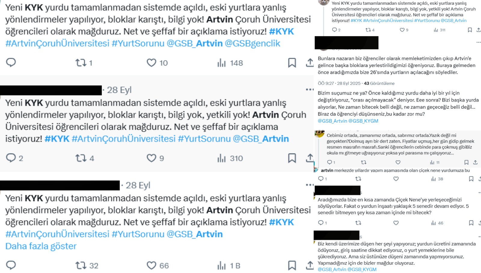 KYK Yurdu Yetişmeyince Öğrenciler Mağdur Oldu