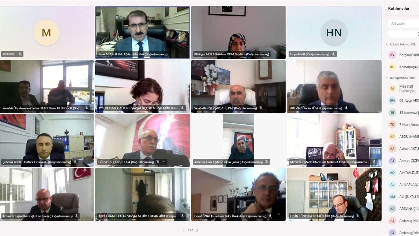 Ülke Geneli Ortak Yazılı Sınavlar Bilgilendirme Toplantısı Gerçekleşti (2)